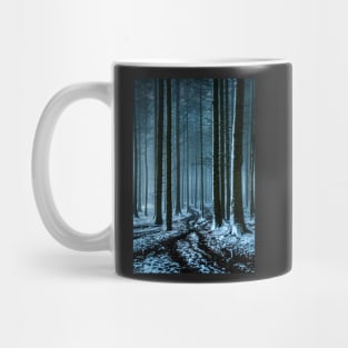 Snowy Forest in the Fog Mug